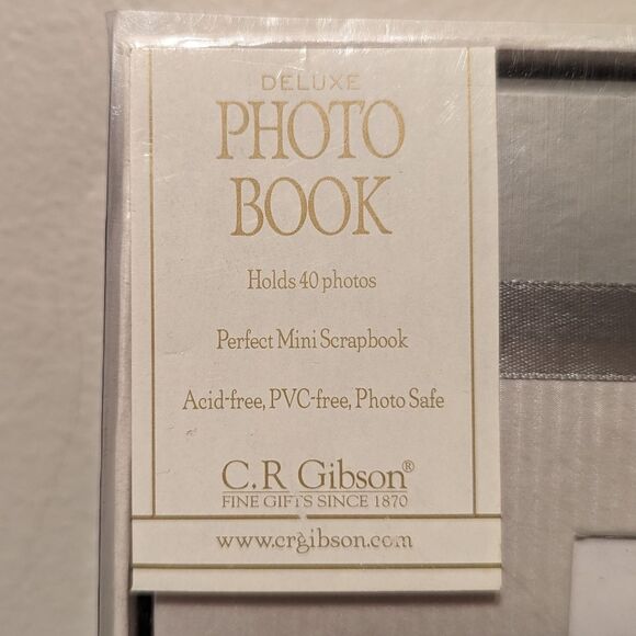 C.R. Gibson Silver 25 years anniversary Deluxe Photo Album Book Scrapbook - Picture 2 of 11